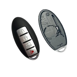 Κέλυφος Κλειδιού Τύπου Nissan για Smart Key, 4 Κουμπιά - Λάμα NSN14
