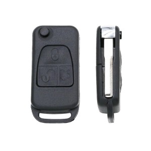 Κέλυφος Κλειδιού Αυτοκινήτου Τύπου Mercedes με 3 Κουμπιά- Λάμα HU64