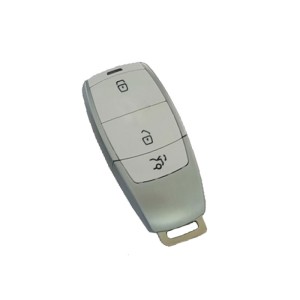 Κέλυφος Κλειδιού Τύπου Mercedes για Smart Key με 3 Κουμπιά (Λευκό Χρώμα)