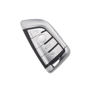 Κέλυφος Κλειδιού Αυτοκινήτου Τύπου BMW Smart Key με 4 Κουμπιά - Καπάκι Μπαταρίας