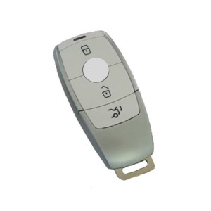 Κέλυφος Κλειδιού Τύπου Mercedes για Smart Key με 3 Κουμπιά (Λευκό Χρώμα)