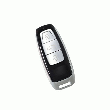 Κέλυφος Κλειδιού Smartkey Τύπου Audi με 3 Κουμπιά - Λάμα HU162