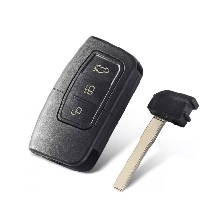Κέλυφος Κλειδιού - Smart Key Τύπου Ford με Λάμα HU101