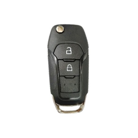 Κέλυφος Κλειδιού Αυτοκινήτου Τύπου Ford με Δύο Κουμπιά και Λάμα HU101