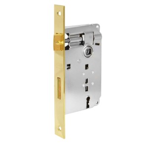 Κλειδαριά AGB Μεσόπορτας PICCOLA WC 40x70x20x188mm Τετράγωνη Brass Φάλτσο Γλώσσα