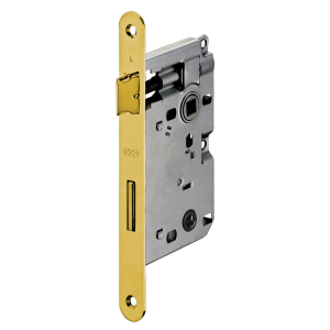 Κλειδαριά AGB Μεσόπορτας PATENT PICCOLA WC 40x70x20x188mm Οβάλ Brass Φάλτσο Γλώσσα