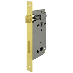 Κλειδαριά Μπάνιου Ασημί AGB 50x90x22x23,8mm Τετράγωνη, για WC