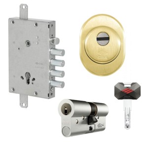 Cisa Σετ Αντικατάστασης Κλειδαριάς Θωρακισμένης Πόρτας Νέου Τύπου