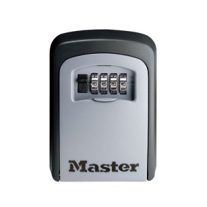 Κλειδοθήκη Τοίχου - Mini Χρηματοκιβώτιο Master Lock 5401 με Συνδυασμό - Γκρι Χρώμα