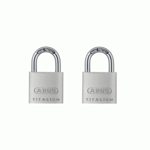 Σετ με 2 Λουκέτα Abus Titalium 64TI/30, με το Ίδιο Κλειδί
